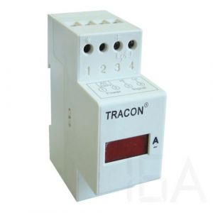 Tracon  Sínre pattintható digitális váltakozó áramú ampermérő, ACAMSD-10 Sorolható digitális mérőműszer