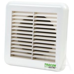Tracon  kültéri fix zsalu ráccsal fürdőszoba ventilátorhoz, VFS100 Elszívó ventilátor 0