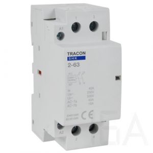Tracon  Installációs moduláris kontaktor, SHK2-63 Moduláris mágneskapcsoló 0