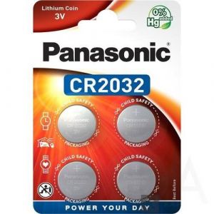 Panasonic  CR2032EL/4B lítium gombelem (4db / bliszter) LAKOSSÁGI TERMÉKEK