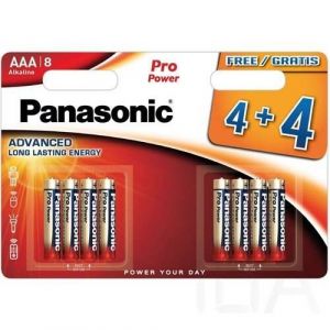 Panasonic  Pro Power AAA mikro 1.5V szupertartós alkáli elemcsomag LR03PPG-10BW LAKOSSÁGI TERMÉKEK