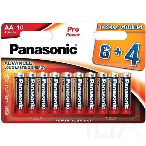Panasonic  Pro Power AA alkáli elem 10db/bliszter Elem 0
