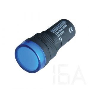 Tracon  LED-es jelzőlámpa, kék, LJL16-BE Jelzőlámpa