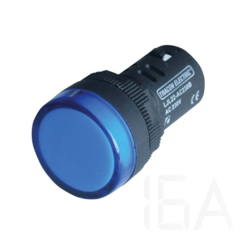 Tracon  LED-es jelzőlámpa, kék, LJL22-DC230B Jelzőlámpa 0