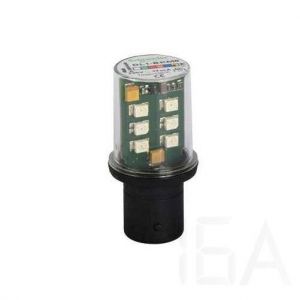 Schneider  Folytonos fényű LED-es világítású jelzőoszlop,narancssárga, 24V, AC/DC, XVBL0B5 Jelzőlámpa 0