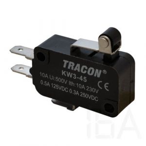 Tracon  Helyzetkapcsoló, mikro, karos-görgős, KW3-45 Végálláskapcsoló 0