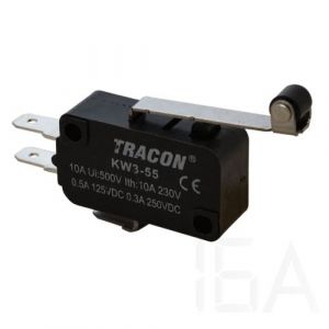 Tracon  Helyzetkapcsoló, mikro, karos-görgős, KW3-55 Végálláskapcsoló 0