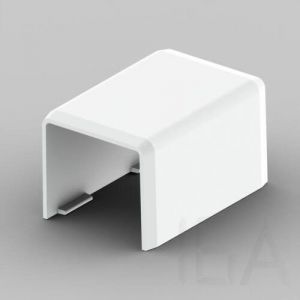 Kopos illesztés takaró kábelcsatornához, 20x20mm-es, műanyag, fehér, 8622 HB Kiegészítők fehér mini kábelcsatornához 0