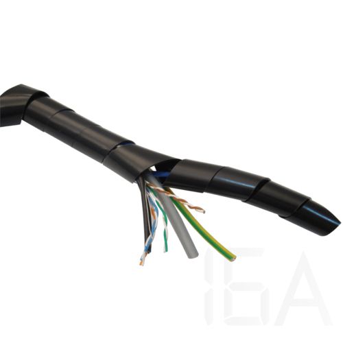 Tracon  KSPI-4F kábel szalagspirál, fekete Kábel spirál 0