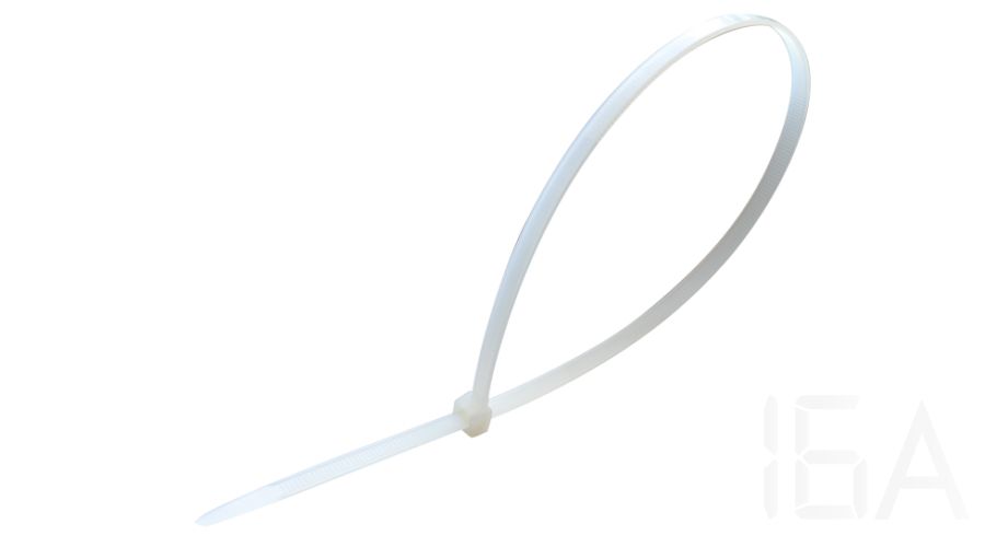 Tracon  Kábelkötegelő, normál, natúr, 98×2.5mm, 120PR Hagyományos kábelkötegelő 4