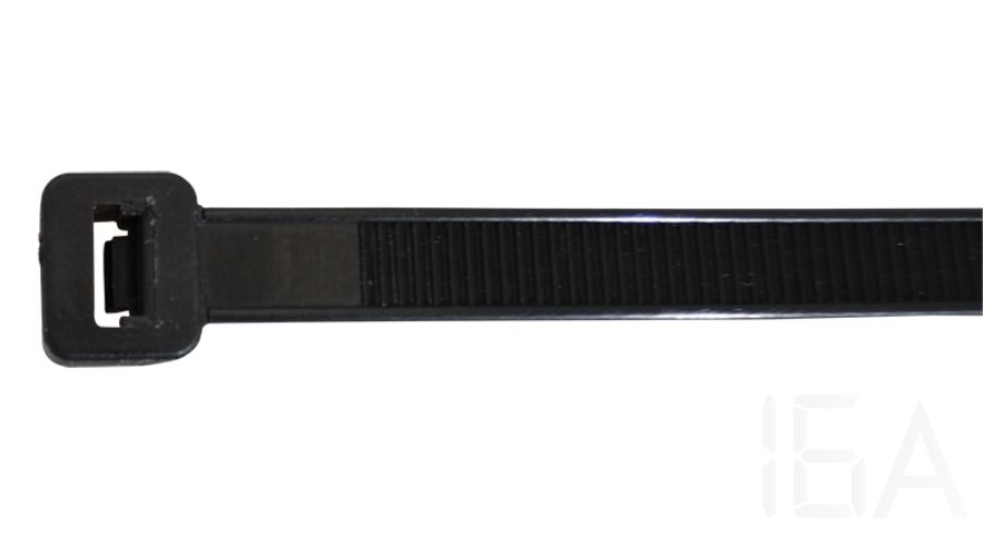 Tracon  Kábelkötegelő, normál, fekete, 98×2.5mm, 121PR Hagyományos kábelkötegelő 4