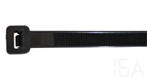Tracon  Kábelkötegelő, normál, fekete, 135×2.6mm, 131PR Hagyományos kábelkötegelő 3