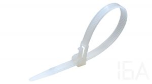 Tracon  Nyitható kábelkötegelő, natúr, 180-NY Nyitható kábelkötegelő 3