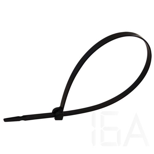 Tracon  kábelkötegelő, UV-álló, fémnyelves, fekete, TU186 UV-álló fémnyelves kábelkötegelő 0