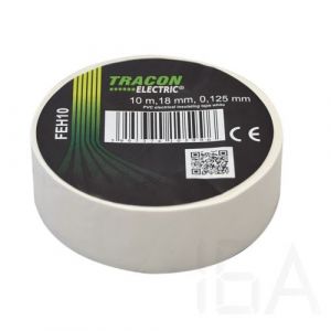 Tracon  FEH10 Szigetelőszalag, fehér Szigetelőszalag és tömítőanyag 0
