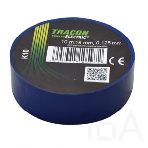 Tracon  K10 Szigetelőszalag, kék Szigetelőszalag és tömítőanyag 0