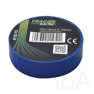 Tracon  K10-15 Szigetelőszalag, kék Szigetelőszalag és tömítőanyag 0