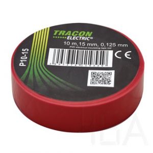 Tracon   P10-15 Szigetelőszalag, piros Szigetelőszalag és tömítőanyag 0