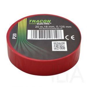 Tracon   P20 Szigetelőszalag, piros Szigetelőszalag és tömítőanyag 0