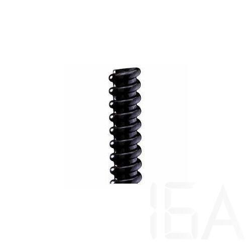 Gewiss Gewiss gégecső, 10mm-es Diflex, gumírozott, fekete, PVC, spirális, DX30110 DIFLEX gumírozott gégecső 0