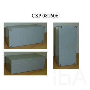 Csatári plast CSP 081606 poliészter doboz, üres CSATÁRI PLAST CSP típusú üres doboz 0