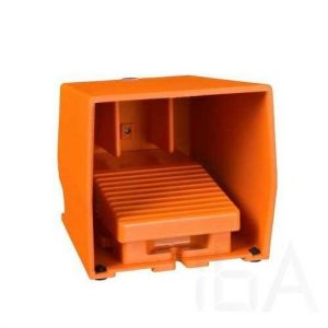 Schneider  Biztonsági lábkapcsoló, fém, narancs, 1NC+1NO, 1 fokozatos reteszelés, XPER410 Lábkapcsoló 0