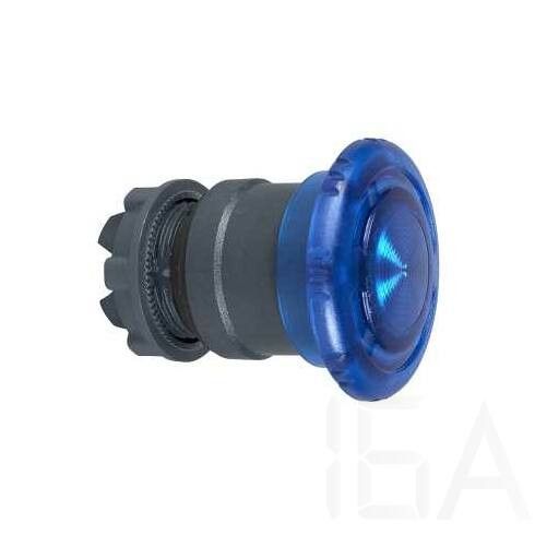 Schneider  Világító nyomógombfej, kék, jelöletlen, ZB5AW763 Vésznyomógomb fej 0