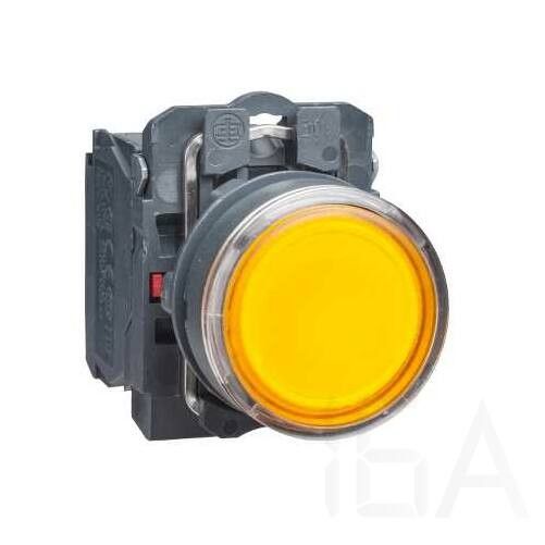 Schneider  LED-es világító nyomógomb, narancssárga, 110V, XB5AW35G5 Világító nyomógomb (Led) 0