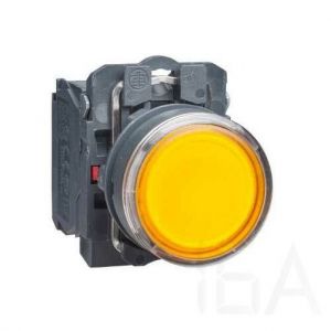 Schneider  LED-es világító nyomógomb, narancssárga, 110V, XB5AW35G5 Világító nyomógomb (Led) 0