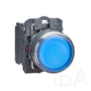 Schneider  LED-es világító nyomógomb, kék, 110V, XB5AW36G5 Világító nyomógomb (Led) 0