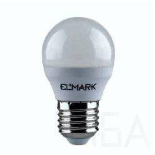 Elmark LED GLOBE G45 6W E27 230V SMD2835 fehér led izzó, 99LED744 E27 LED izzó 0