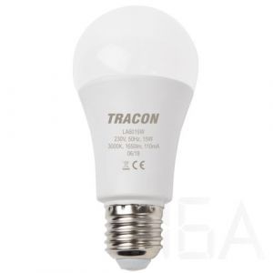 Tracon  Gömb burájú LED fényforrás, LA6015NW E27 LED izzó 0