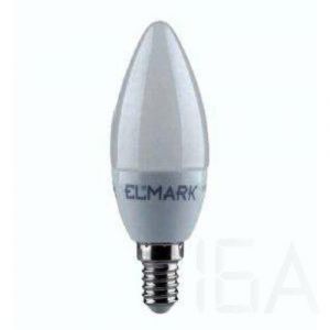 Elmark LED CANDLE C37 8W E14 230V SMD2835 fehér led izzó, 99LED916 E14 LED izzó 0