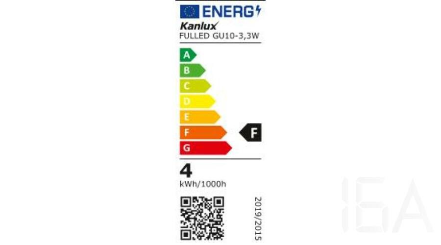Kanlux FULLED GU10-3,3W-NW 285lm természetes fényű led izzó, 26034 GU10 LED izzó 1