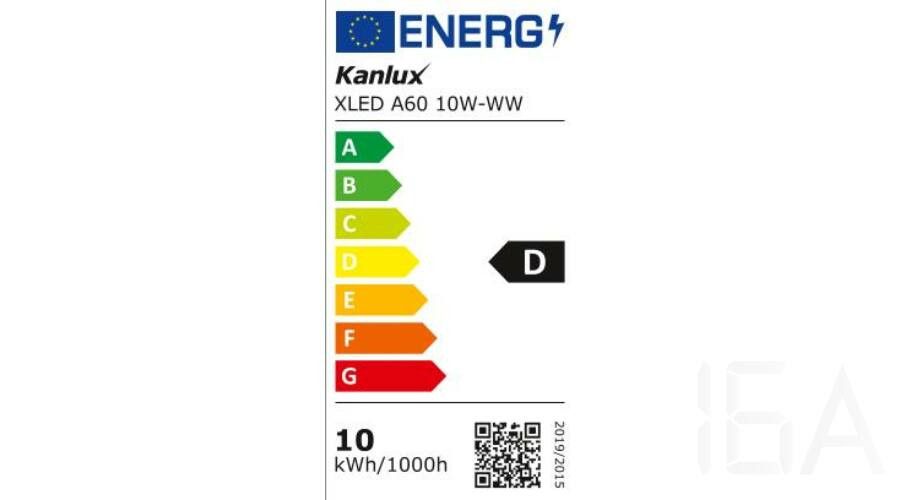 Kanlux XLED E27 A60 10W-WW melegfényű filament led izzó 1520lm, 29605 Filament LED izzó 1