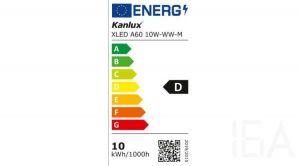 Kanlux XLED A60 E27 10W meleg fényű filament LED izzó, 29615 Filament LED izzó 1
