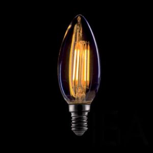 Elmark vintage gyertya LED izzó dimmelhető C35 4W E14 2800-3200K,aranyozott üveggel VILÁGÍTÁSTECHNIKA