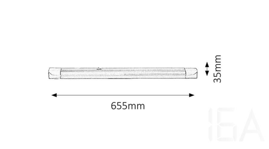 Rábalux  2303 Band light, fénycsöves lámpa 2700K Fürdőszoba lámpa 3