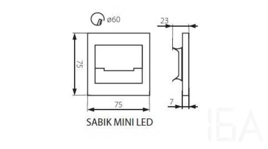 Kanlux SABIK MINI LED CW dekorációs lámpa Hangulatlámpa 1