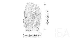 Rábalux  4130 Rock asztali sólámpa, 6-10kg Hangulatlámpa 3
