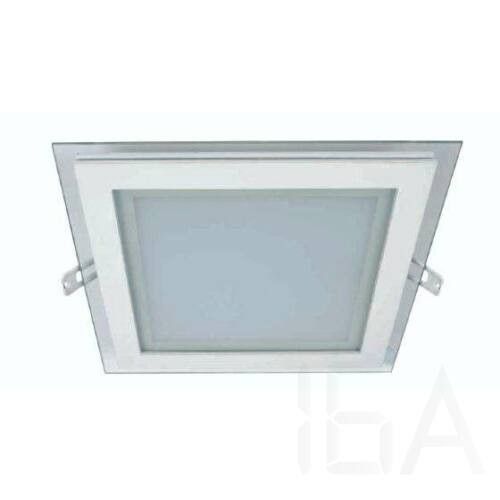 Elmark LED panel négyzet + üveg 18W 4000K természetes fehér 200mm, 99LED644 Irodai lámpa 0
