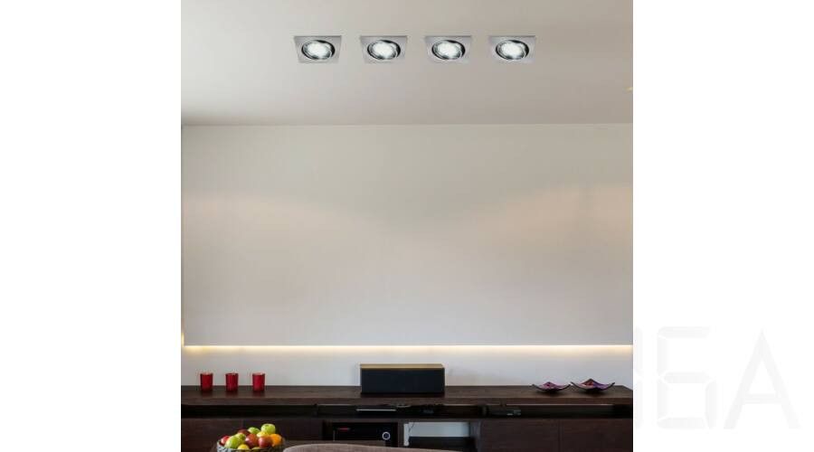 Rábalux  1057 Lite, szpot GU10 3W LED billenthető, 3-as szett, négyzet Irodai lámpa 2