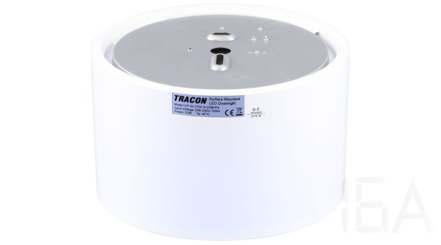 Tracon  Kerek LED fali világítótest állítható színhőmérséklettel, DLFTRIO18W Változtatható színhőmérsékletű lámpa 4