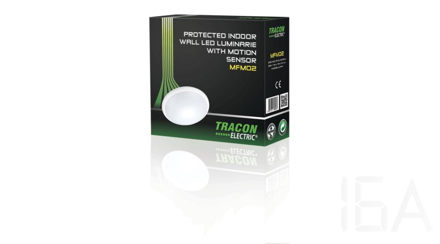 Tracon   MFM02 Műanyag védett beltéri fali LED lámpatest mozgásérzékelővel Garázs, pince világítás 2