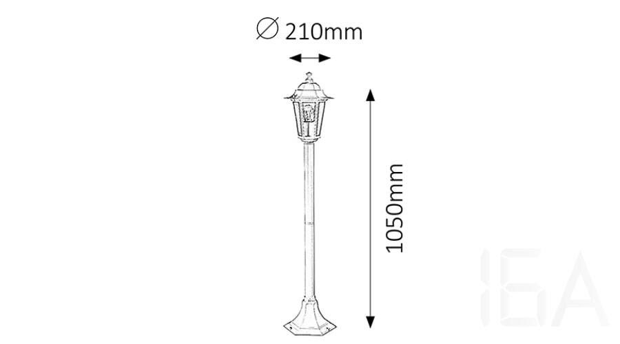 Rábalux  8209 Velence, kültéri állólámpa, H105cm Kültéri állólámpa 2