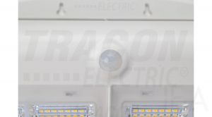 Tracon  Napelemes LED fali világítótest mozgásérzékelővel, fehér, LSLBW7W Kültéri napelemes lámpa 3
