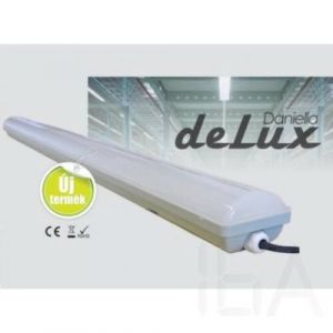 Delux  PP-236 Por páramentes lámpatest LED fényforrással szerelve 36W,3000lm,4000K, 180xSMD2835, IP65, PC-búrával, DEL1200 LED armatúra 0